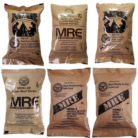 Military MREs | Genuine U.S. Military MRE | Ozark Outdoorz