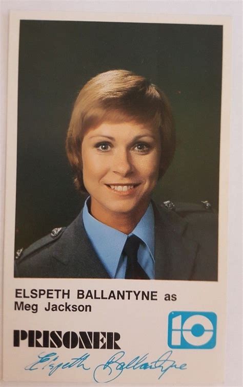 Elspeth Ballantyne Promo card. 1980s Nostalgia, Prison Guard, Tv Guide, Prisoner, Wentworth, Tv ...