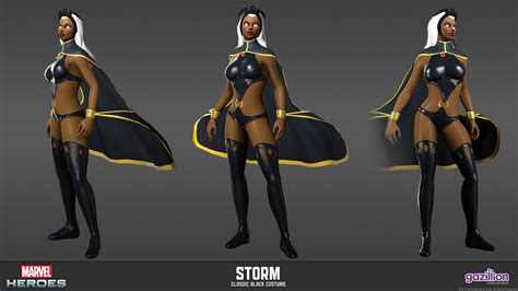 Storm - Marvel Heroes Complete Costume List