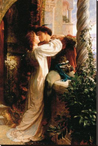 'Romeo and Juliet' Stretched Canvas Print - Frank Bernard Dicksee | Art.com | Romantic artwork ...