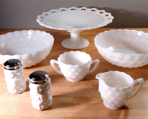 Vintage Milk Glass Dishes And Glassware at David Sturgeon blog