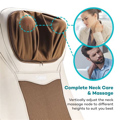 Sable Back Massage Seat Cushion for Chair with Heat, Shiatsu Massagers for Neck 635414214219 | eBay