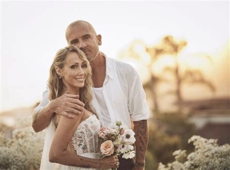 Tish Cyrus shares sweet photos from wedding to Dominic Purcell | Goss.ie