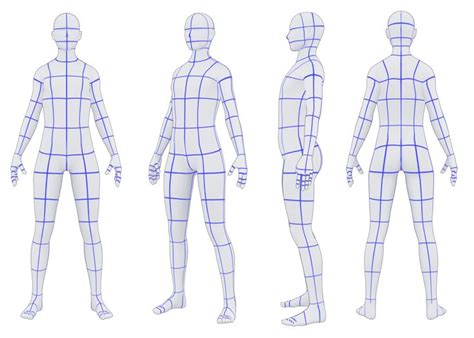 Average Joe Character Turn Sheet | Blender character modeling ...