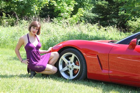 Beautiful Girl with C6 Corvette - CorvetteForum