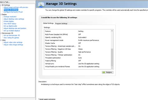 NVIDIA Best settings : r/nvidia