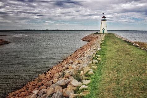 Lake Hefner Lighthouse Photograph by Buck Buchanan - Fine Art America