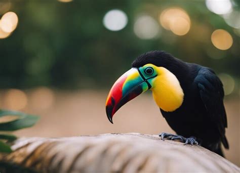 Premium Photo | A toucan in forest