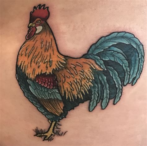 Rooster tattoo | Rooster tattoo, Chicken tattoo, Picture tattoos