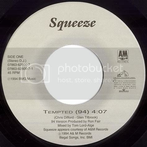 Top 40 Music on Compact Disc: Squeeze - Tempted