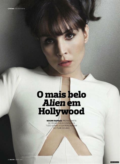 Noomi Rapace Magazine Scans | Noomi rapace, The girl with the dragon tattoo, Noomi rapace prometheus