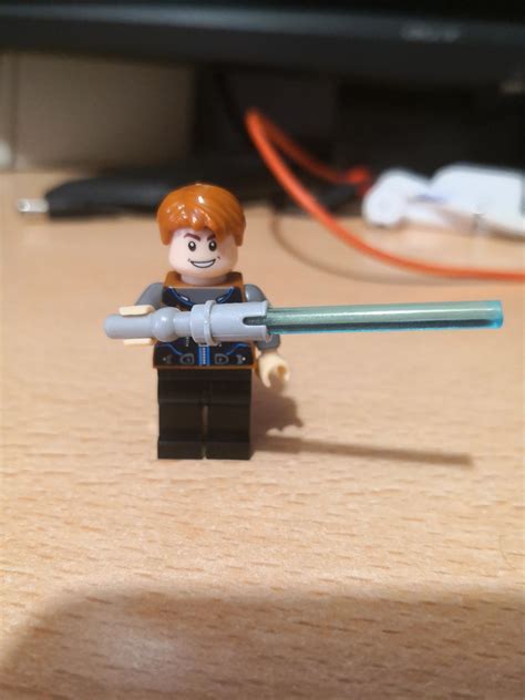 Custom Lego Cal Kestis with custom lightsaber : r/StarWars