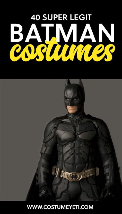 40 Super Legit Batman Costumes (All Styles) - Costume Yeti