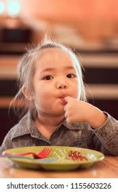 Little Asian Adorable Girl Playing Tomato Stock Photo 1155603226 | Shutterstock