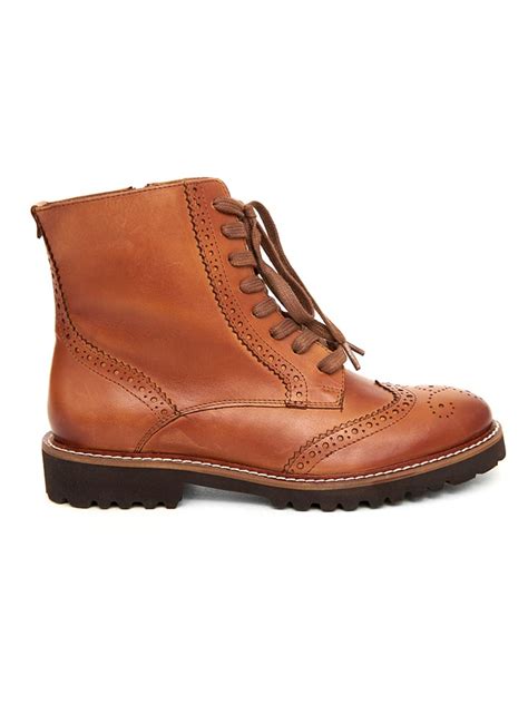 Abril Flowers Leder-Boots in Braun günstig kaufen | limango