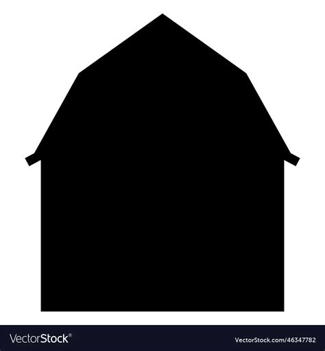 Barn silhouette Royalty Free Vector Image - VectorStock