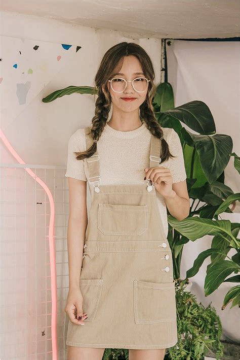 Cute overall skirt #kfashion #kooding | Korean fashion trends 2017, Korean fashion trends, Fashion