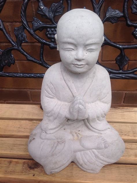 PRAYING MONK ORNAMENT CONCRETE GARDEN STATUE in Dudley for £19.00 for sale | Shpock