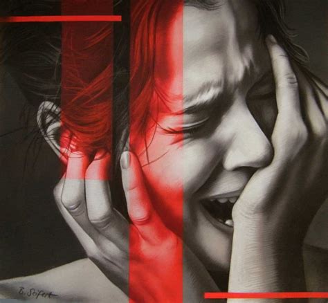 Sadness, pastel/colored pastel on paper, 31 x 28 cm. Emotional Photos, Emotional Photography ...