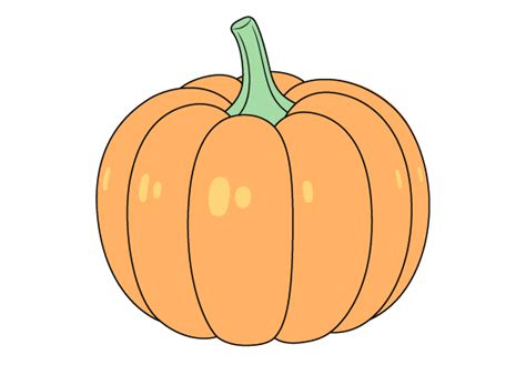 How to Draw a Pumpkin Step by Step - EasyLineDrawing