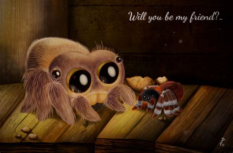 A New Friend [Lucas the Spider] by Woolfkas on DeviantArt