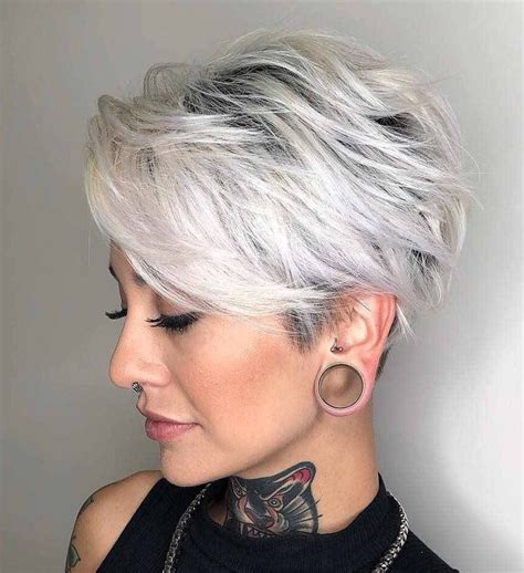 Short Hairstyles For Grey Hair