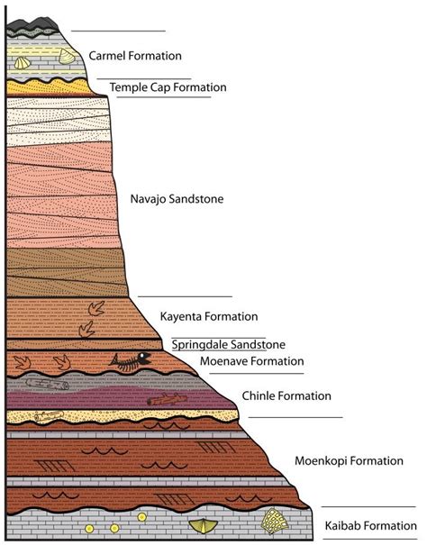 Sedimentary Rock Layers Diagram