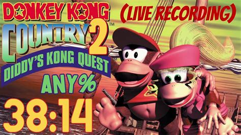 (Former WR) Donkey Kong Country 2 Any% Speedrun in 38:14 [Live Recording] - YouTube