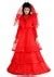 Red Gothic Plus Size Wedding Dress Costume for Women