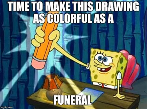 Spongebob Pencil - Imgflip