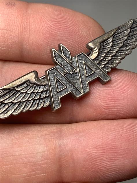 Vintage American Airlines Flightwings AA Pilots Wings Silver | Etsy