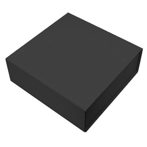 BLACK Matt Square Magnetic Rigid Gift Box (250 x 250 x 90mm)