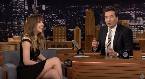 Fifty Shades Updates: VIDEO: Dakota Johnson on Jimmy Fallon