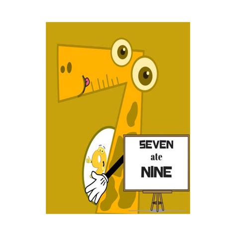 SEVEN ate NINE - Funny - T-Shirt | TeePublic