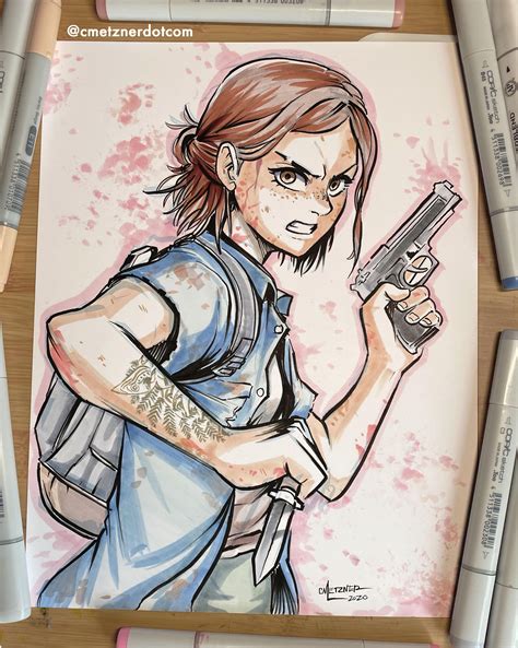 Heres my drawing of Ellie! : r/thelastofus