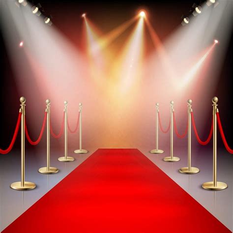 Buy Yeele 10x10ft Photography Backdrop Stage Lights Red Carpet ...