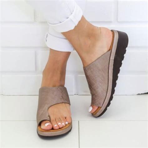 Women Bunion Shoes Orthopedic Bunion Sandals for Women - Bronze / 9 ...