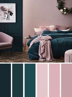 Dark Teal Dusty Rose Bedroom Color Scheme #bedroom #color #scheme # ...