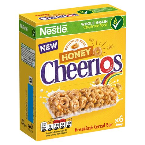 NESTLÉ HONEY CHEERIOS Cereal Bars 6 x 22g Box | Cereal Bars | Iceland Foods