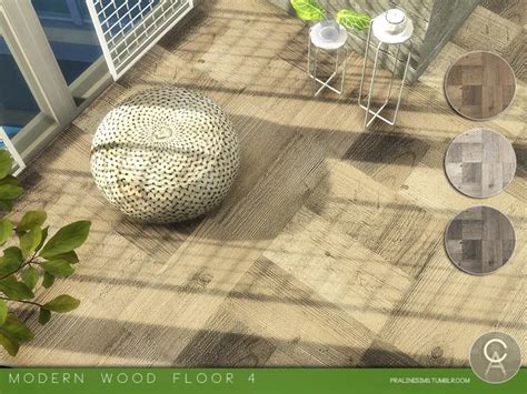 Modern Wood Floor 4 - The Sims 4 Catalog | Modern wood floors, Wood floors, Sims 4