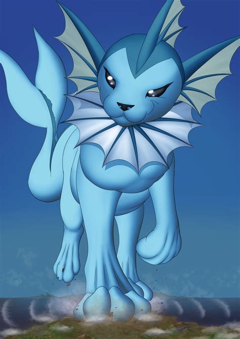 Megaevolution - Vaporeon by StampyDragon on DeviantArt