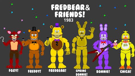 Fredbear and Friends! Poster by hookls on DeviantArt