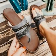 Kayannuo Beach Sandals Clearance Slipper Woman Sandal Wedges Women'S ...