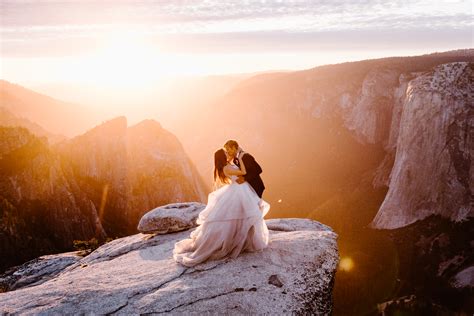 yosemite national park intimate wedding at glacier point + hike to taft point | adventure ...