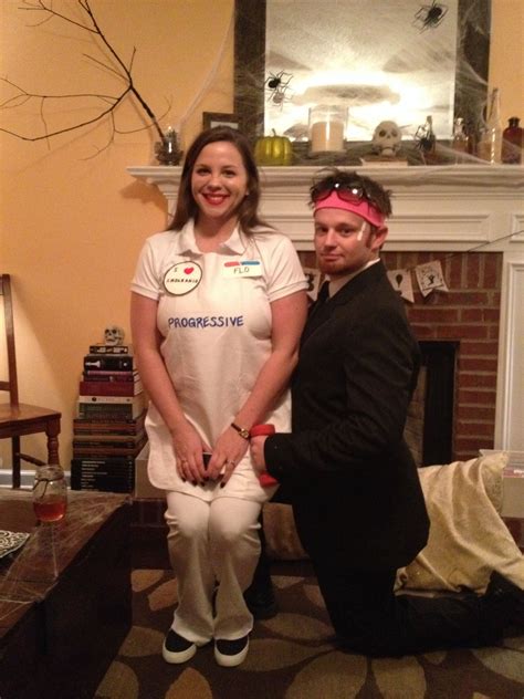 One of my fav Halloween costumes ever. Flo and Mayhem @Nicole Novembrino Gentry | Flo ...