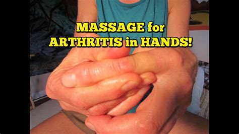* Arthritis Pain RELIEF * Hands & Fingers! * Massage Exercises! - YouTube