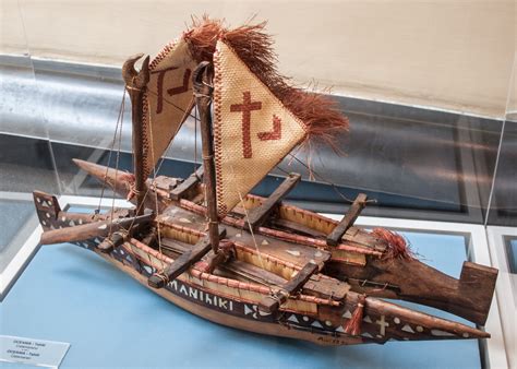 File:Tahiti, catamaran, model in the Vatican Museums.jpg - Wikimedia Commons
