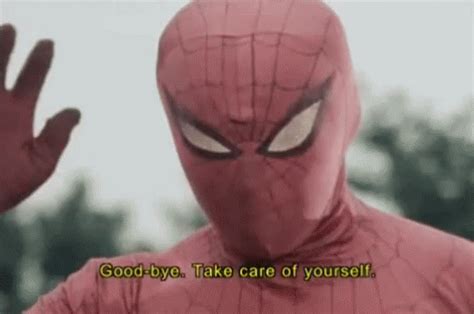 Spiderman Good Bye GIF - Spiderman Good Bye Take Care Of Yourself ...