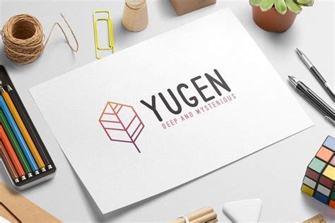 Yugen logo template by milktoast on @creativemarket Business Logo ...