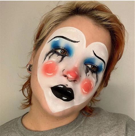 Sad Clown Face Paint